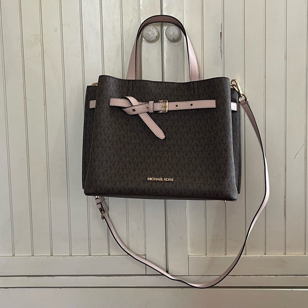 Michael Kors Emilia large logo satchel